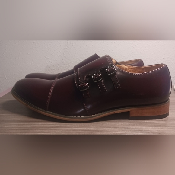 UV Signature Triple Monk Strap Cap Toe Dress Shoes Size 10.5 - Picture 3 of 15